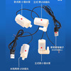 DC small submersible pump self-priming pump USB plug micro mini fountain 3V4.5V5V6V12V DC motor motor silicone tube inner diameter 6mm 1 meter long (can be used with vertical or horizontal