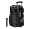 Newman N509 Square Dance Audio Mobile Home Outdoor Karaoke Bluetooth Speaker Trolley Portable Heavy Bass Large Volume Super Long Battery Life with Microphone 12 Inches