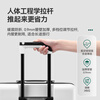 Roaming side opening suitcase zipper trolley suitcase small password boarding box jade green 20 inches