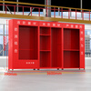 Kaiyuan 2000*390*3600mm fire emergency supplies cabinet mini fire station equipment complete set fire extinguisher display box fire cabinet storage cabinet KY-XFG11