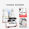 CRYSTAL inversion machine home inversion device cervical and lumbar stretcher height increaser foldable sports fitness equipment flagship red pull-up + thick hook foot pad + elbow pad