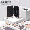 Zhen Zhimeng multifunctional suitcase universal wheel men's and women's trolley case student password box large capacity suitcase zipper suitcase rock gray upgraded multi-function 24-inch mid-way suitcase