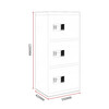 Jingku KINKOCCL safe cabinet file cabinet double safe file cabinet smart password lock three doors