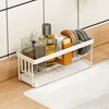 Yushijia kitchen rag drain rack storage rack multi-functional sink drain rack household countertop dishwashing liquid sponge wipe sponge drain rack-white