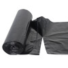 Lide flat mouth garbage bag black 45*50cm 150 pieces household affordable 5 roll plastic bags