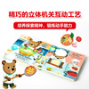 Optional: The Little Bear is Busy series of picture books, a complete set of 26 volumes, the first, second, third, fourth, fifth, sixth, and seventh series, optional point-read version bilingual picture books for children aged 0-3 years old, early education three-dimensional machine books, the second series, 4 volumes