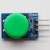 Throwing stones capped key switch light touch key micro switch arduino microcontroller peripherals green 1 box