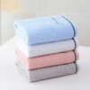 Grace 10A grade antibacterial towel pure cotton absorbent embroidered plain soft face cleansing towel single pack gray 80g