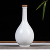 Zhongrun porcelain one pound wine bottle ceramic ornaments antique high-end creative wine bottle household sealed wine jar sake bottle jar empty bottle matt white