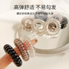 Beauty Skin High Elasticity Ice-Permeable Telephone Cord Hair Rope 9 Hair Tie Small Thick Hair Rubber Band High Ponytail MF8209