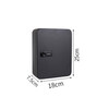 Wenstan W5666 password key box wall-mounted property dormitory key storage box management storage box 48 hanging positions 25*18*7.5