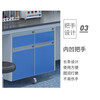 Qinfen laboratory bench steel wood side console laboratory workbench 1500*750*800mm laboratory test table QF43