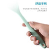 Food grade silicone spatula, non-stick pan, cooking spoon, small spatula, food supplement, frying spatula, salad spatula, household high temperature resistant kitchen utensil spatula, random color salad concave spatula 1