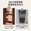 Humanity Chengjia solid wood bookshelf vertical floor-standing bookcase multi-layer storage rack with narrow slit in the corner to store small shelves and storage rack integrated six layers widening and deepening walnut color 50*30*166cm 15mm thickened solid wood ecological board