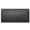 Crocodile shirt New Year's gift first-layer cowhide long wallet women's ticket holder coin card holder birthday black