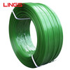LINGS pet plastic steel packing strap 1608 upgraded transparent model without paper core weighs 20kg and is about 1300m long. Bundling straps manual packaging straps packing plastic straps strapping straps