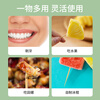 Meiya toothpicks 400 pieces in bags, double-ended bamboo toothpicks, portable disposable household fruit snack picks