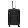 SUISSEWIN Xiangxing trolley cloth box wear-resistant and scratch-resistant Oxford cloth 28-inch large-capacity travel checked lightweight suitcase black