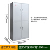 Wanzun Steel Storage Cabinet Iron Sheet File Cabinet Information Cabinet with Double Section WZ-WJG-SJ