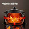 Chuidahuang ceramic pot 5.2L casserole for soup, medicine, porridge and rice stew pot, health soup pot, big belly pot for open fire use