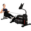 Kanglajia K7116 water resistance rowing machine indoor simulated paddling fitness equipment gym commercial rowing machine K7116 aluminum alloy track 5-stop resistance + water resistance