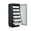 Yueyue Shang Anti-magnetic cabinet 9 large electronic password lock disk fire-proof and moisture-proof anti-magnetic safe anti-magnetic information safety cabinet 700*520*1800MM YYS-FCG-018