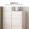 Yameile floor-standing bookshelf simple bookcase with door bedroom study balcony bay window storage small cabinet four doors