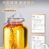 Quark soaked wine glass bottle, high-end sealed wine jar, bulk wine container, ginseng liquor medicinal wine jar, special wine bottle, empty bottle, handle, single pack, round 10 catties + wine carry