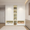 Gold Medal Wardrobe Customized Wardrobe Whole House Customized Integrated Wardrobe Bedroom Multifunctional Wardrobe One Door to Top Wardrobe Customized Prepayment