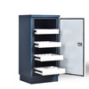 Yueyue Shang Anti-magnetic cabinet 9 large electronic password lock disk fire-proof and moisture-proof anti-magnetic safe anti-magnetic information safety cabinet 700*520*1800MM YYS-FCG-018
