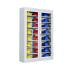 Safety helmet storage cabinet material Q235 spray paint size 1800*1200*360mm capacity 40 cells