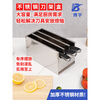 Customized stainless steel knife rack, kitchen storage rack, lockable knife box, cabinet with lid, commercial knife holder, knife box, knife storage rack box, extra thick five-compartment knife box with lid, extra height model, free lock, height 15cm-model