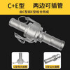 Jinchao 304 stainless steel quick connector snap-on union 4/6 points 1/2/3 inch water pump water pipe joint collection A+B type DN80/3 inch-304 material