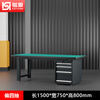 Kaiyuan four-draw single table 1500*750*800mm anti-static heavy-duty workbench fitter's bench industrial workshop factory assembly line tool table multi-functional maintenance tool table experimental operating table