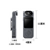 Qianli's new 4K ultra-high-definition camera with screen, conference recorder, riding video recorder, wearable magnetic back clip camera, portable interview driver, takeaway pocket artifact L19 flagship new product, free 32G+ card reader