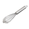 Chinuo 316 food stainless steel egg beater manual bold multi-functional dough mixing egg beater home baking kitchen 316L stainless steel 11-inch egg beater