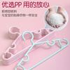 Camellia children's clothes hanger baby clothes hanger wet and dry clothes hanger 10 pieces