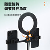 Biaz dual camera with light mobile phone live broadcast bracket desktop fill light beauty lamp vibrato video shooting multi-functional liftable telescopic mobile phone holder B50