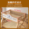St. Burton free installation children's bunk bed solid wood high and low bed bunk bed bunk bed two-layer wooden bed double bed ladder cabinet + bookshelf + double drawer + mattress upper 130 lower 150