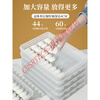 CLCEY dumpling box household food frozen food preservation wonton dumplings quick-frozen refrigerator special storage box two layers and two lids large / about 120 dumplings