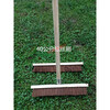Industrial broom, long wooden handle, brown bristle floor brush, bristle floor brush, concrete car wash brush, industrial brush, textile sweeping, 60 cm complete set