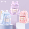 Hello Kitty primary school bag girl third to sixth grade burden reducing spine backpack 060 cinnamon dog blue