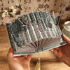 Beautifully made creative handmade antique style DIY fan-shaped book lamp material package high-end atmosphere book night light birthday gift ornaments fan-shaped book lamp the future can be expected