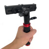 Svenwan is suitable for outdoor handheld dual mobile phone holders, one-to-two shooting live broadcast brackets, desktop tripods, portable two-position customized models, customized models, two-position cameras + red handheld handle