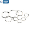 Guwanji 65 manganese steel corrugated elastic washer 304 stainless steel spring three-peak washer bearing wave washer M23*29*0.3 50 pieces 304