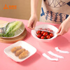 Suncojia fresh-keeping covers 100 pieces, disposable food-grade plastic wrap covers, fresh-keeping bag covers, suitable for a variety of dishes