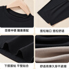 Catman Half Turtle Collar Women's Bottoming Top Women's Spring and Autumn Long Sleeve Slim High Elastic Bottoming Underwear Autumn Thin Top
