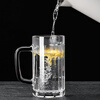 De Gust beer mug thickened with handle draft beer mug bar restaurant large capacity tea cup cold water glass juice cup pineapple cup thickened large capacity 290ml 6 pieces