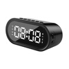 Newman BT511 Bluetooth speaker electronic smart alarm clock home desktop mini portable subwoofer collection speaker black