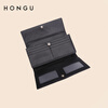 Honggu Wallet Women's Cowhide Long Wallet Tri-fold Multifunctional Diamond Clutch New Year's Birthday Gift
